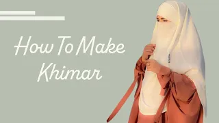 How To Make Khimar in short fabric | One Hijab four style
