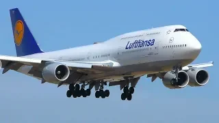 Which Airline Lands The Boeing 747 The BEST? | LAX Los Angeles Airport Plane Spotting