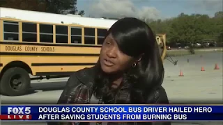 School bus driver hailed a hero