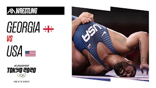 GEORGIA vs USA | Wrestling - Men's Freestyle 125kg Final Highlights | Olympic Games - Tokyo 2020