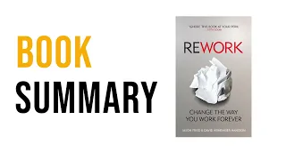 ReWork by Jason Fried & David Heinemeier Hansson | Free Summary Audiobook