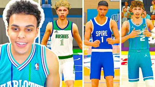 EVOLVING LAMELO BALL IN NBA 2K22!