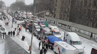 Ottawa Feb 14-15 State of Emergency day 16 truckers convoy #freedomconvoy2022