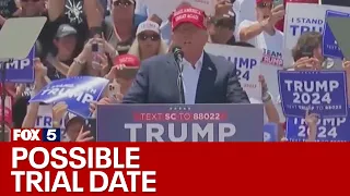 Trump's federal election interference trial date | FOX 5 News