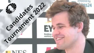 Magnus Carlsen Starts Laughing and Says "I WILL FOLLOW CANDIDATES 2022 FULL TIME"