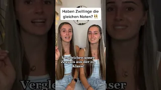 Haben Zwillinge die gleichen Noten? 👯‍♀️ wir vergleichen unser Zeugnis | #lesotwins 👯‍♀️