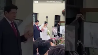 Princess Son Yejin Walking to the Aisle (2) | Binjin's Wedding #shorts