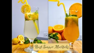 Best Summer Drinks | Summer Mocktails | Virgin Mojito | Orange Mojito | How to make Mojito