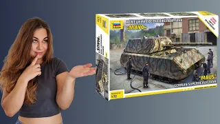 How to build a MOUSE tank? A novelty from the company Zvezda