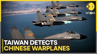 24 Chinese warplanes detected around Taiwan in first show of force since poll | WION News