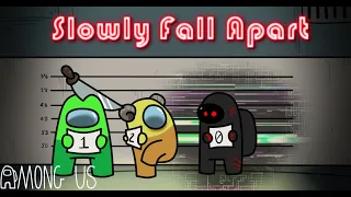 "Slowly Fall Apart" 🎵 Animated Music Video ~ AMONG US SONG ►By Shadrow