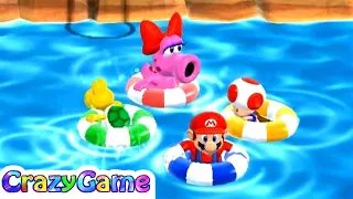 Mario Party 9 Garden Battle - Mario, Toad vs Birdo, Koopa