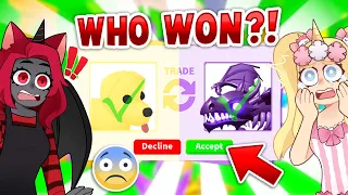 WHO WON This ONE COLOR TRADING CHALLENGE In Adopt Me!!! (Roblox)