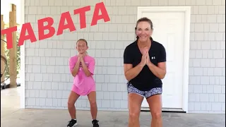 50 minute CARDIO TABATA!  Great and fun interval training workout for all ages and levels!