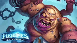 Stitches Main Tank Build IS A MOUNTAIN OF HEALTH! | Heroes of the Storm (Hots) Stitches Gameplay