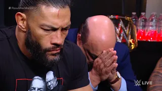 Roman Reigns questions Paul Heyman about Brock Lesnar - WWE RAW April 03, 2023