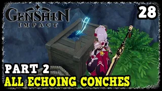 Genshin Impact All Echoing Conch Locations Part 2 (Unlock Barbara's Outfit)