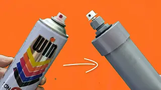 So great!!! how to make spray paint cans with pvc pipes