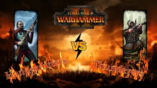 Handgunners vs Thunderers Who is stronger?: GREATEST DUELIST TW Warhammer 2