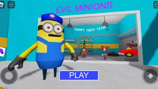MINIONS BARRY’S PRISON RUN. OBBY (full game) #roblox #obby