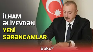 İlham Əliyevdən yeni sərəncamlar - BAKU TV (01.03.2023)