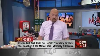 Jim Cramer explains how the market was able to virtually shrug off a major oil shock