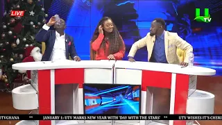 Jackie Appiah, Funny Face, Akrobeto Read News  || UTV Day With The Stars (01/01/2021)