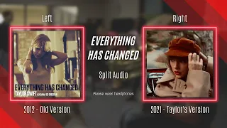 Taylor Swift - Everything Has Changed (ft. Ed Sheeran) (OG vs. TV Split Audio / Comparison)