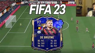 FIFA 23  - 97 TOTY DE BRUYNE PLAYER REVIEW!  - Ultimate Team