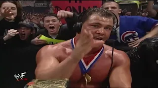 Chris Jericho vs Chris Benoit. March 20, 2000. WWF Raw