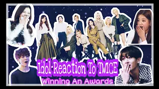 「PART 1」IDOL REACTION TO TWICE WINNING AN AWARDS COMPILATION