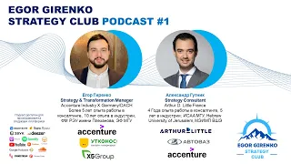 Выпуск #1 c Александром Гутник, Accenture Russia, АвтоВаз, Arthur D. Little Russia and France