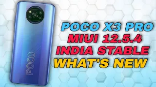 POCO X3 PRO MIUI 12.5.4 INDIA STABLE | AUGUST SECURITY PATCH | Benchmarks & WHATS NEW ?