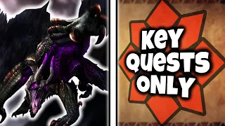 Can You Beat MH4U Doing Only KEY Quests?