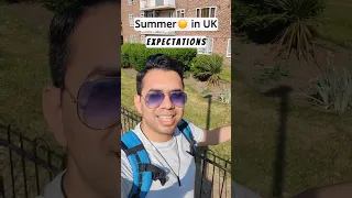 Summer in UK - Expectations vs Reality #shorts #britishsummer #summerishere