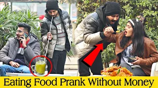 Eating Strangers Food Without Money Prank @ThatWasCrazy