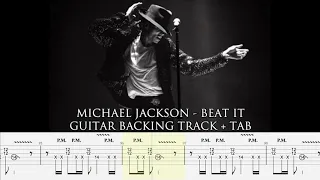 MICHAEL JACKSON - Beat it [GUITARLESS BACKING TRACK + TAB]