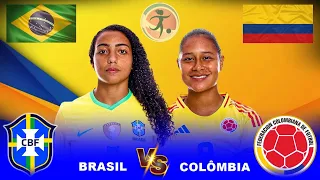 BRASIL X COLÔMBIA | FASE FINAL | 3ª RODADA | CONMEBOL FEMININA SUB-20 2024