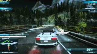 NFS Most Wanted 2012; Audi R8 GT Spyder; Race 5 - Park And Ride;