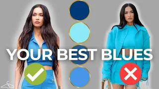 How to Find your Best Shade of BLUE  | Seasonal Color Analysis 🦋