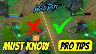 5 Tips Only PRO Players Know - Wild Rift
