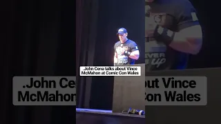 John Cena talks about Vince McMahon at Comic Con Wales