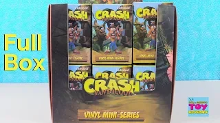 Crash Bandicoot Vinyl Figure Series Full Box Kidrobot Unboxing Review | PSToyReviews