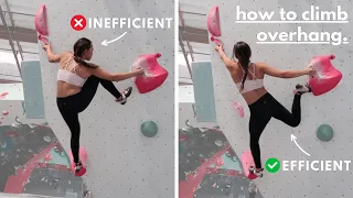 How to Climb Overhang: 2 KEY Techniques EVERY Beginner Climber Needs to Know