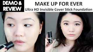 MAKE UP FOR EVER Ultra HD Invisible Cover Stick Foundation | Demo & Review