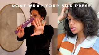 Stop Wrapping Your Silk Press. We're doing it Wrong | Type 4 Natural Hair Do's and Dont's | J Mayo