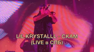 LIL KRYSTALLL – Скам (LIVE) | Концерт Lil Krystalll в СПБ