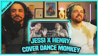 First Time Hearing Jessi x Henry Cover Dance Monkey Reaction