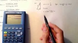 Trigonometri - Beräkning av vinkeln