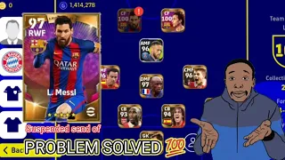 Player Suspended Problem Solved 💯💯 | efootball 23 mobile